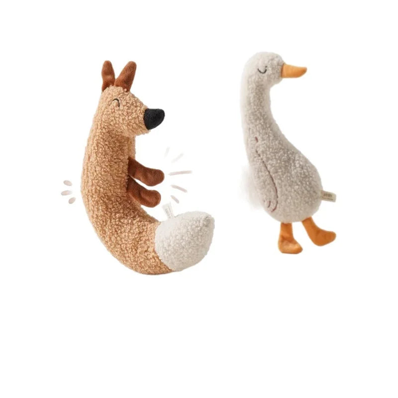 Canvas Plush Squeaky Toy for Cats & Dogs - Animal Chew Doll – photo 5