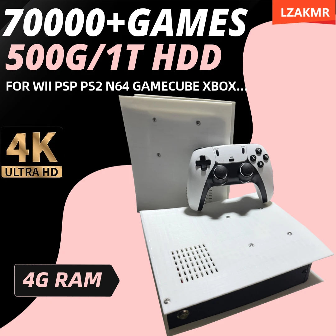X5 Dual-System Game Console — 60+ Emulators, 4K HD, Plug-and-Play TV Console