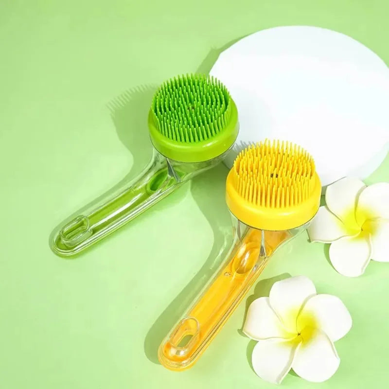 Massage Scrub Bath Brush for Small Dogs & Cats – photo 3