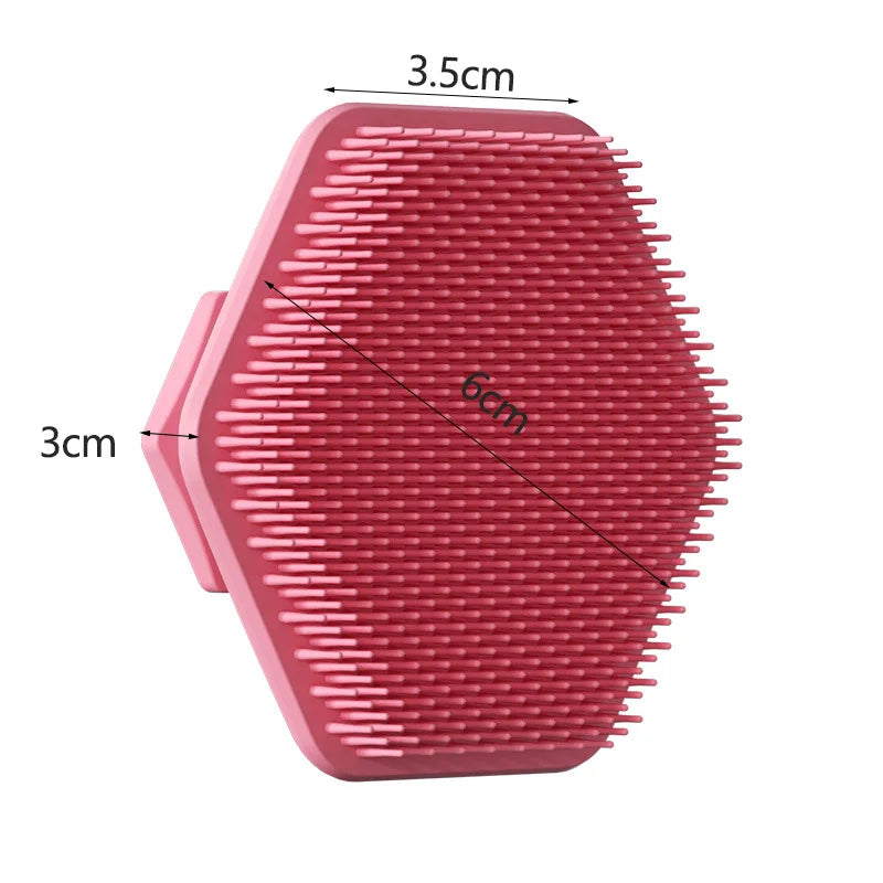 Facial Cleaning Brush Scrubber Silicone Miniature Face Deep Clean Shave Massage Face Scrub Brush Face Cleaner For Men