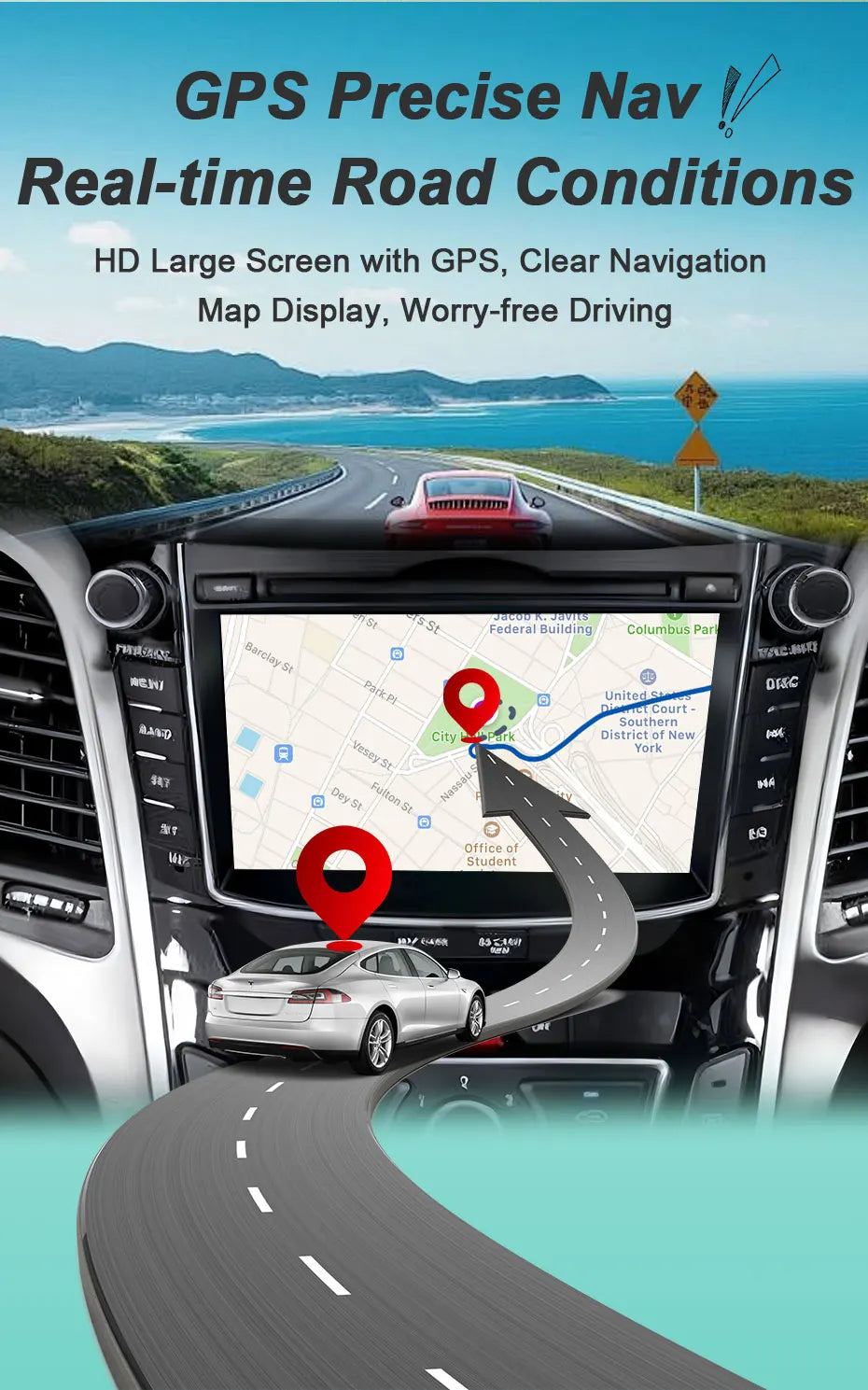 7" Android Car Radio for Hyundai Solaris Accent Verna 2010-2016 Wireless CarPlay Android Auto GPS WiFi BT FM Touch Screen Stereo