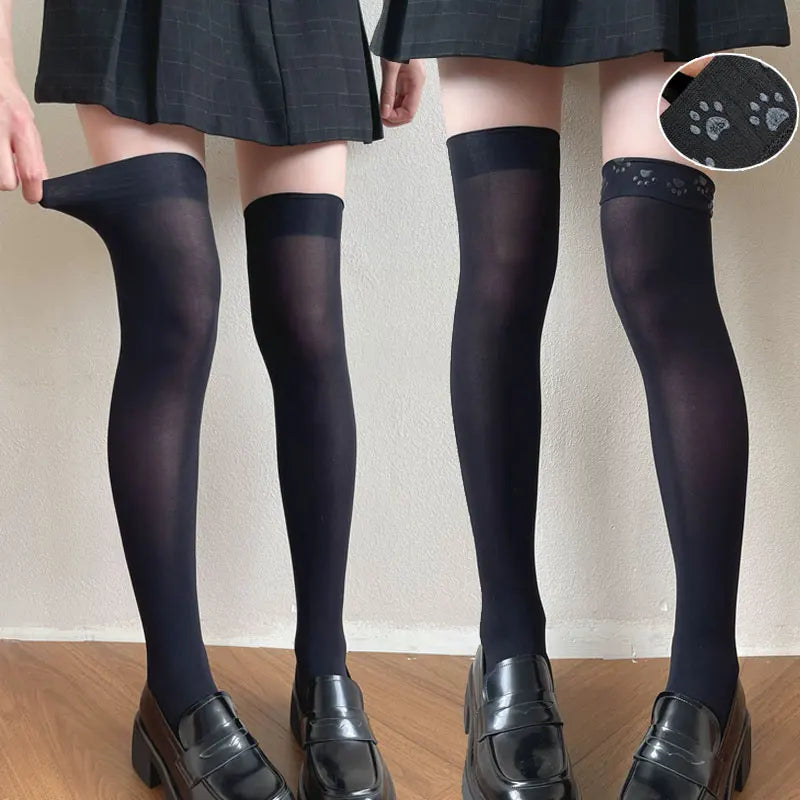 Women's Velvet Over the Knee Socks, 40, 50 or 70 cm