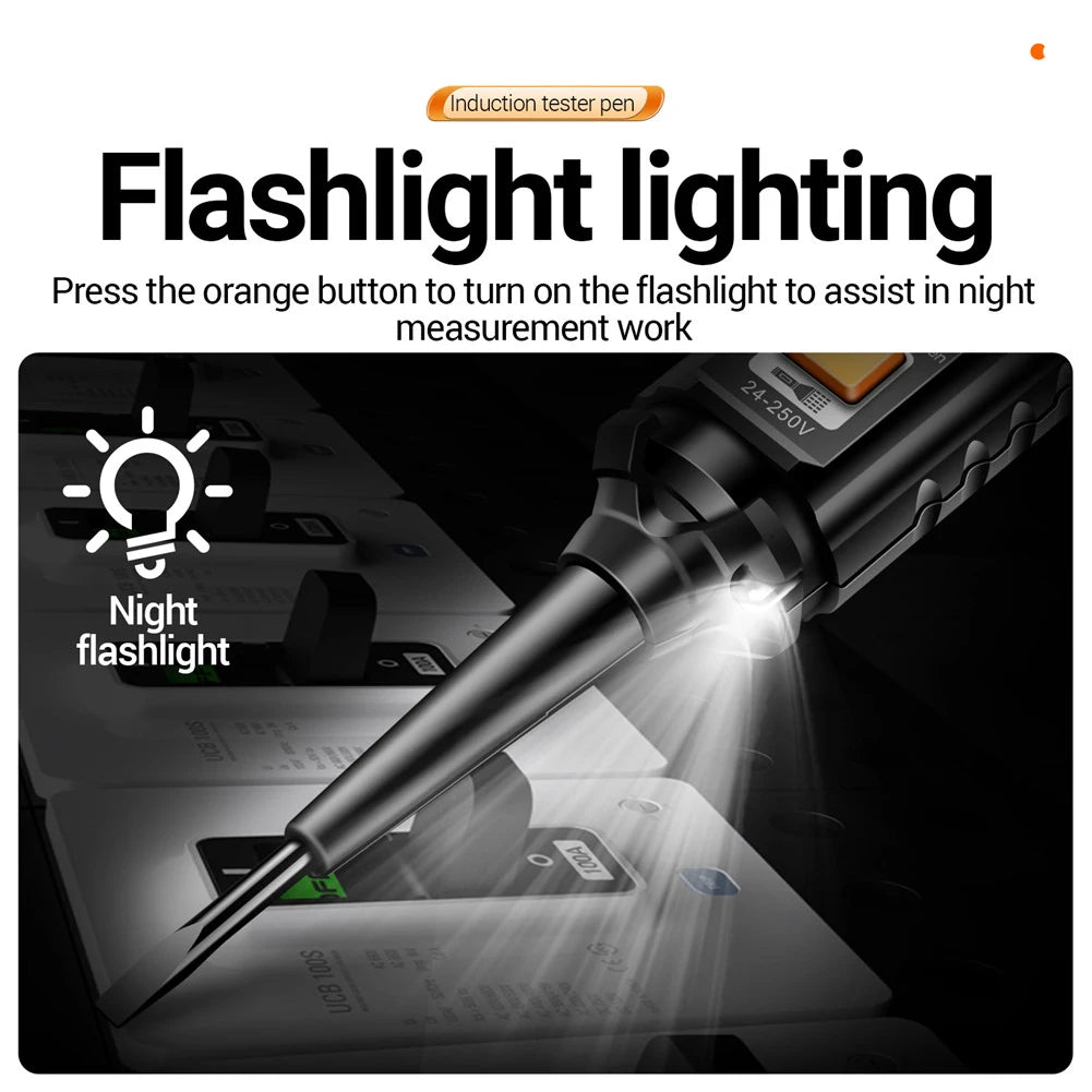 ANENG B15 One-word Screwdriver Tester Highlight Color Indicator Light Professional Electrician Induction Teste Pen Test Tools