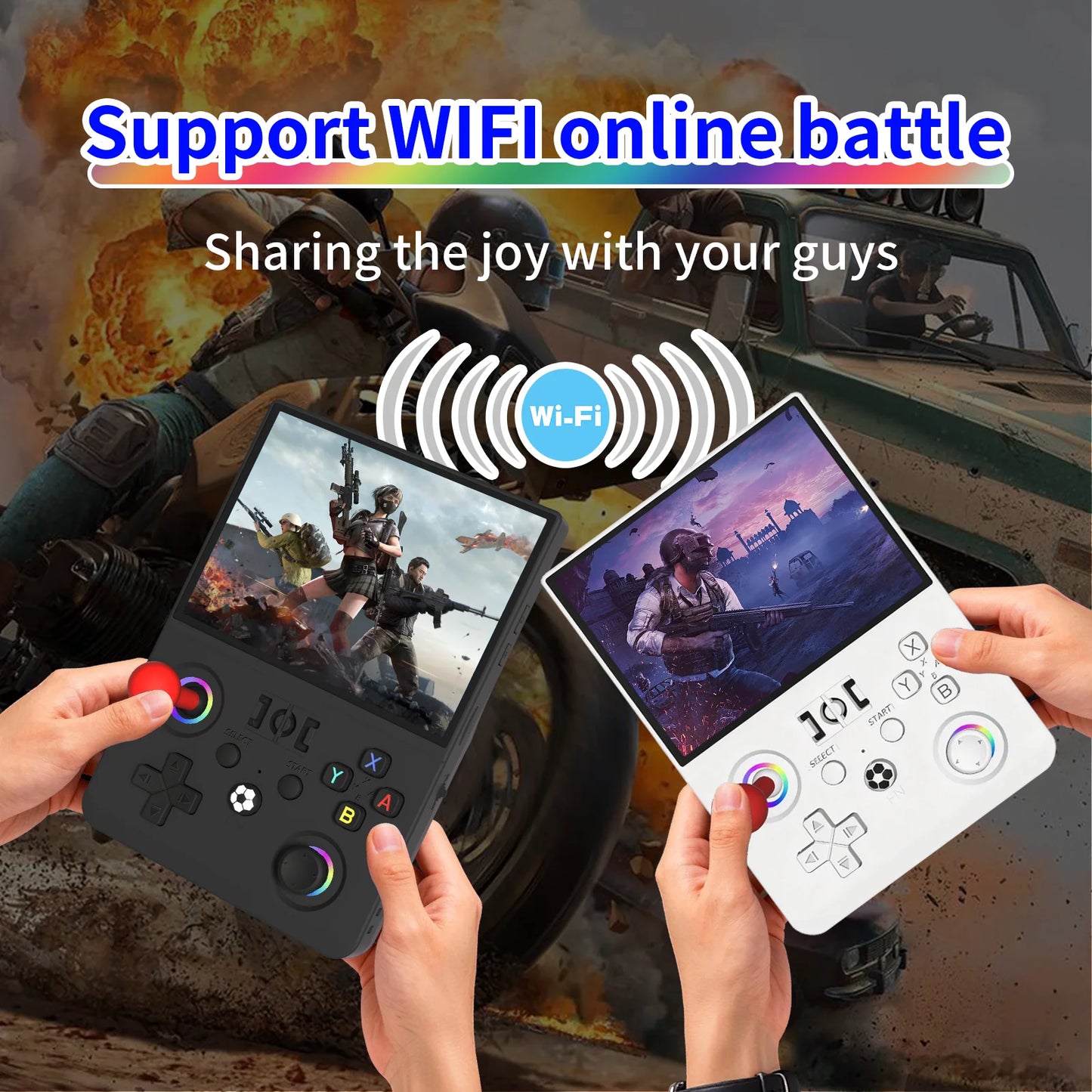R36 Max2 Retro Console - 4.5" HD Screen, Open-Source Fun