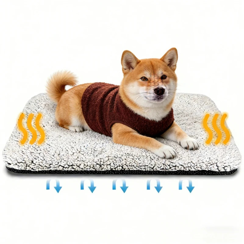 Self-Heating Pet Blanket Pad - Washable Warm Cushion – photo 4