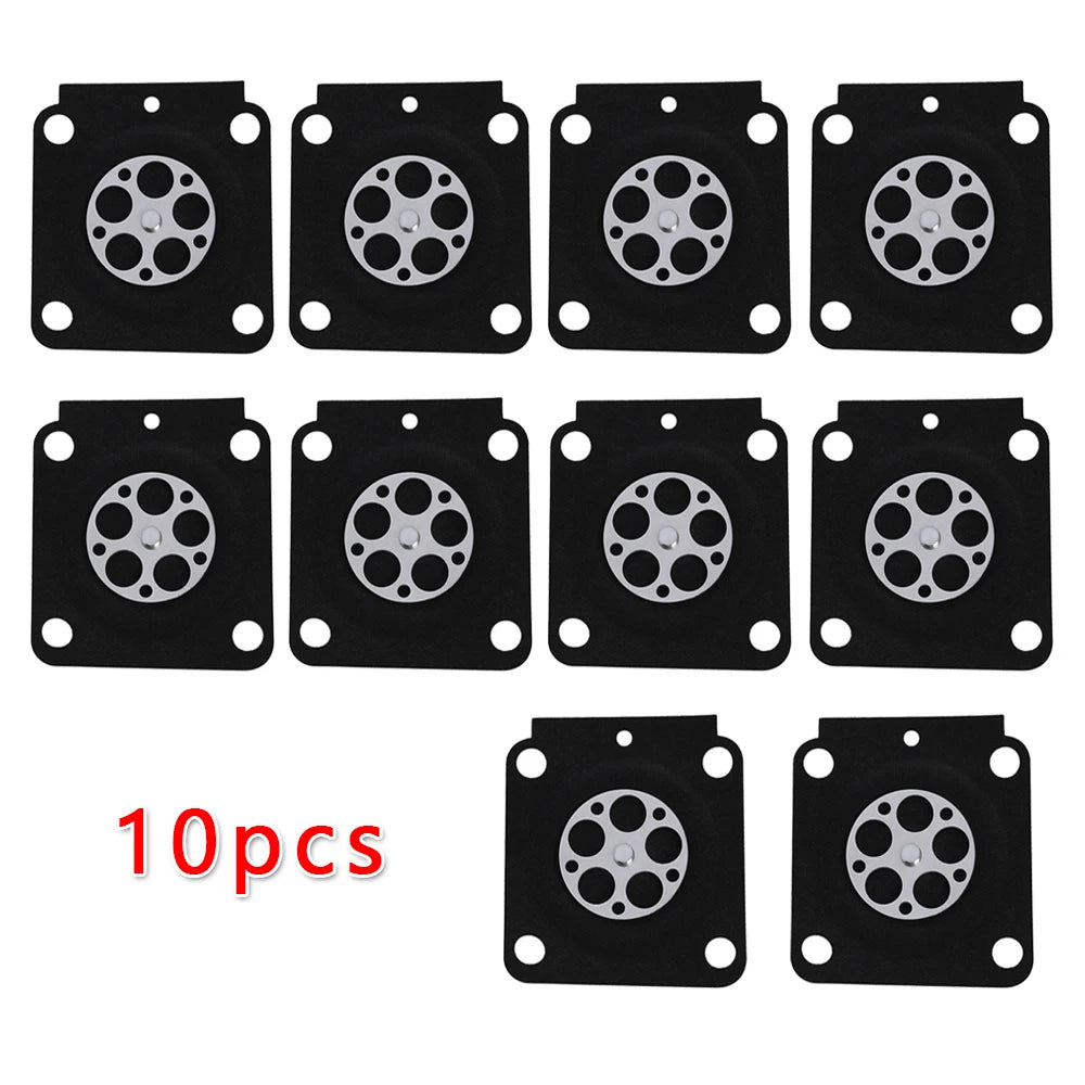 10PCS Carburetor Metering Diaphragm Carburetor Membrane Pads For Stihl 4314 121 4700 For Zama A015053 C1Q Carb Auto Accessories