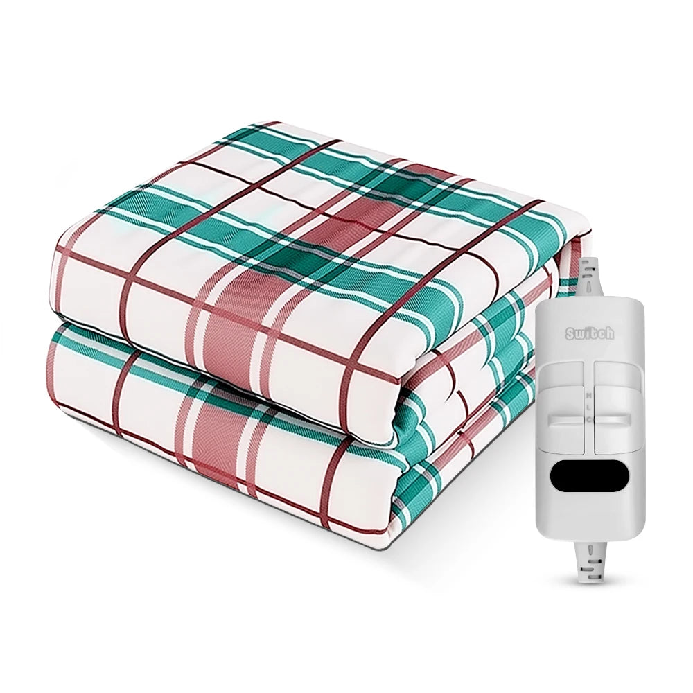 Electric Heating Blanket with Thermostat (220V, EU Plug)