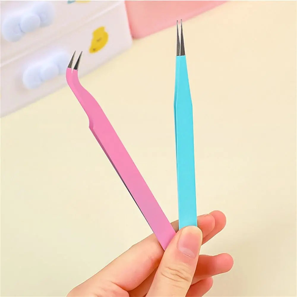 Back To School Macaroon Color Tweezers Sticker Tool DIY Decroative Sticker Tweezers Multi-Tool Practical Scrapbook
