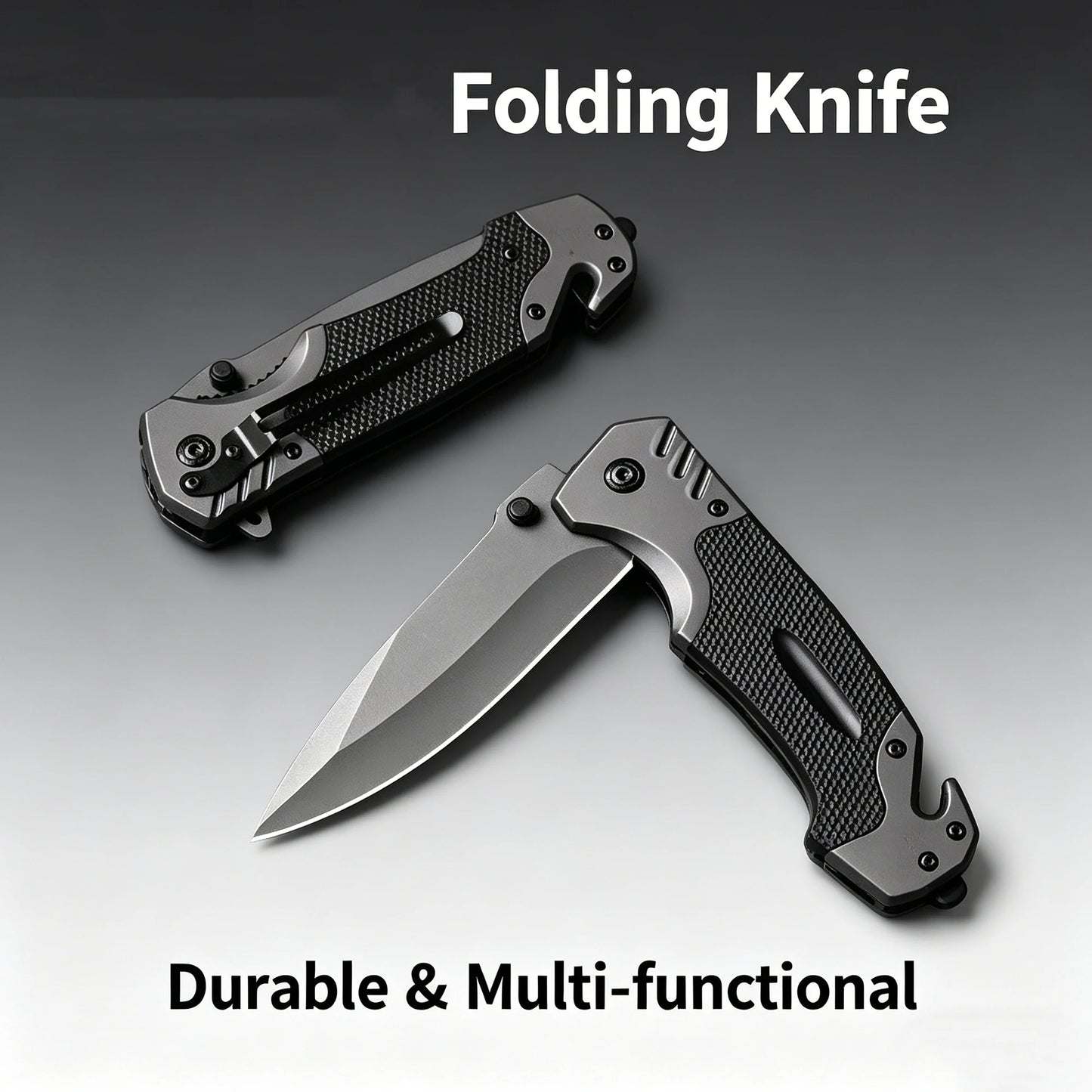 Camping Folding Knife Fruit Knife Outdoor Knife Sharp Blade Utility Knife Portable Hunting Knife Multi-function Pocket Knife