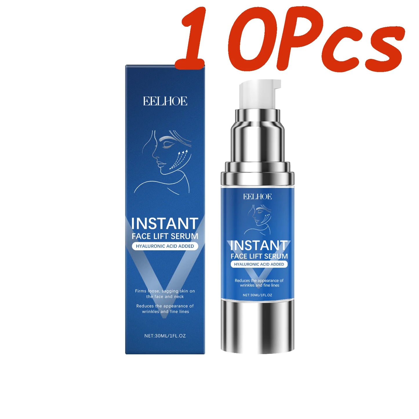 Instant Face Lifting Serum Firming Anti-Wrinkle Deep Moisturizing Brightening Smoothing Fade Fine Lines Tightening Essence