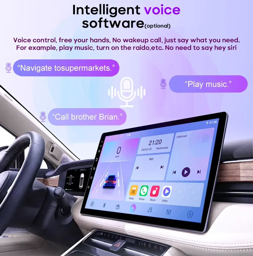 9" Android Car Stereo for VW T5, Jetta, Passat B6, Golf MK6, Tiguan, Touran, Scirocco & Skoda Rapid, Octavia, Seat Leon — CarPlay, GPS