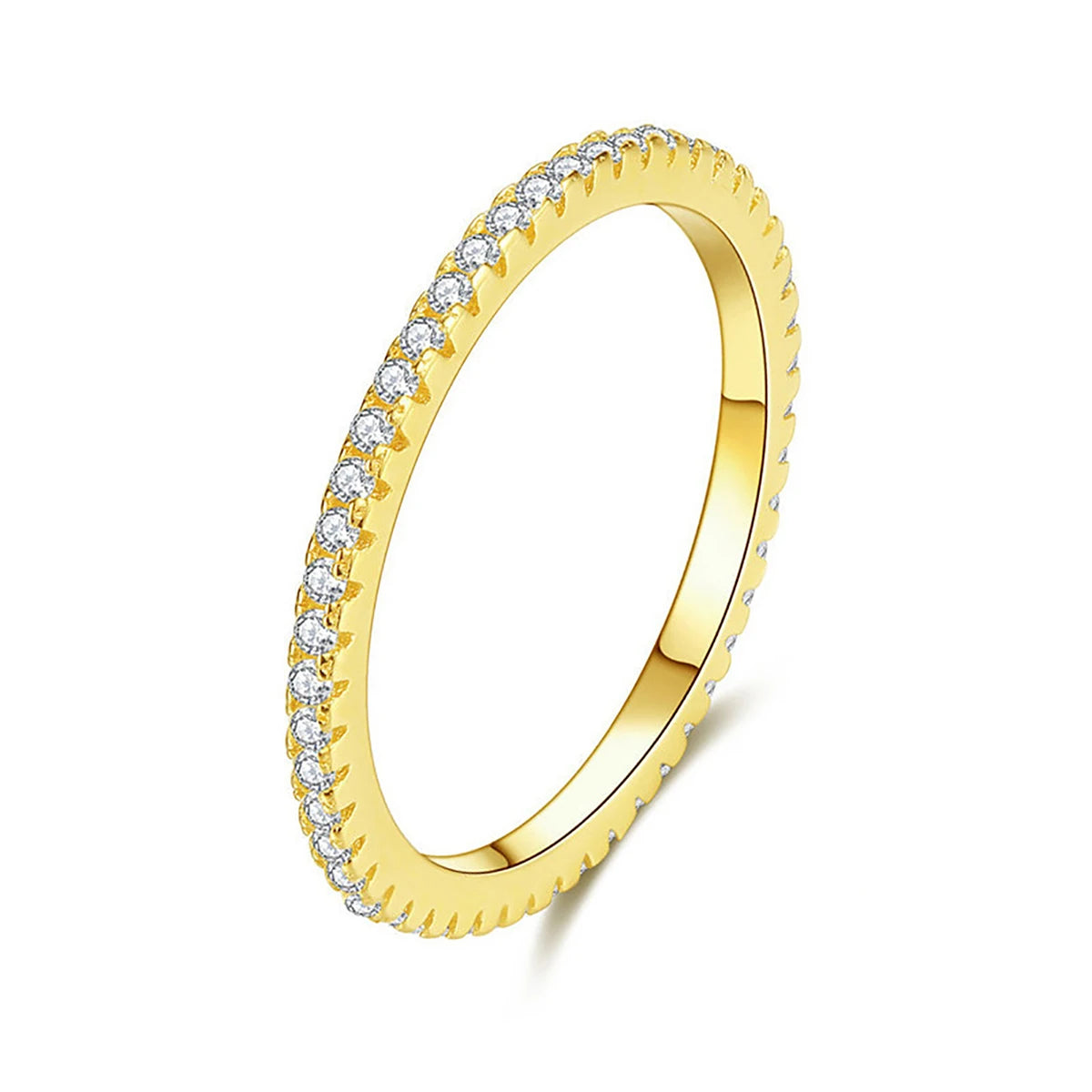 925 Sterling Silver 2 Carat Zircon Ring for Women - Fine Jewelry