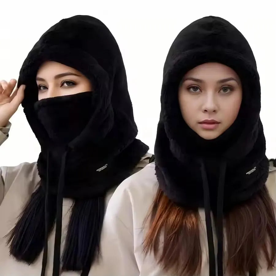 Fleece Balaclava Ski Hood, Windproof Face Cover
