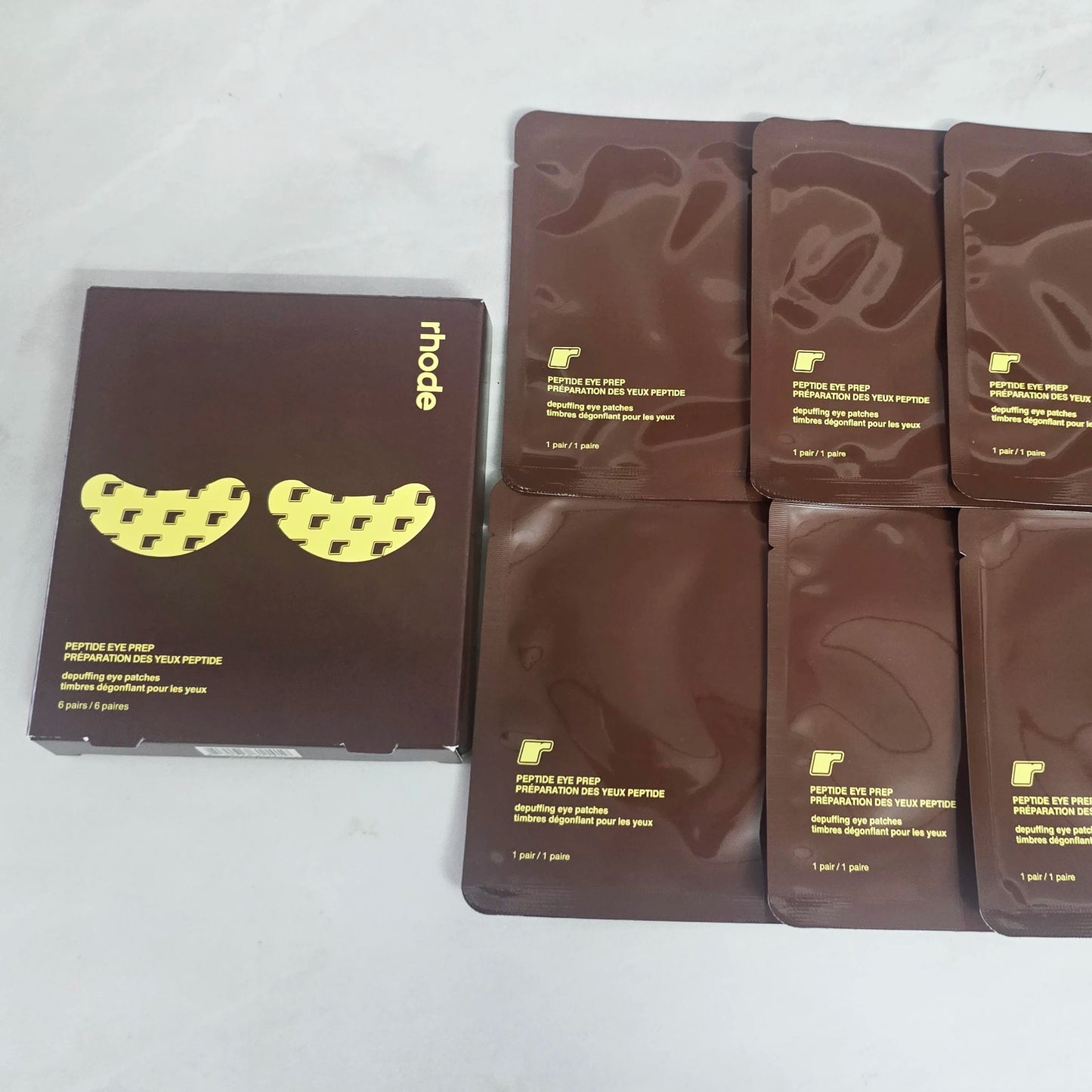 Rhodeskin Peptide Banana Eye Prep Depuffing Eye Patches Care Lip Gloss Blusher Hailey Bieber Skin Makeup Moisturizer Blush Girl
