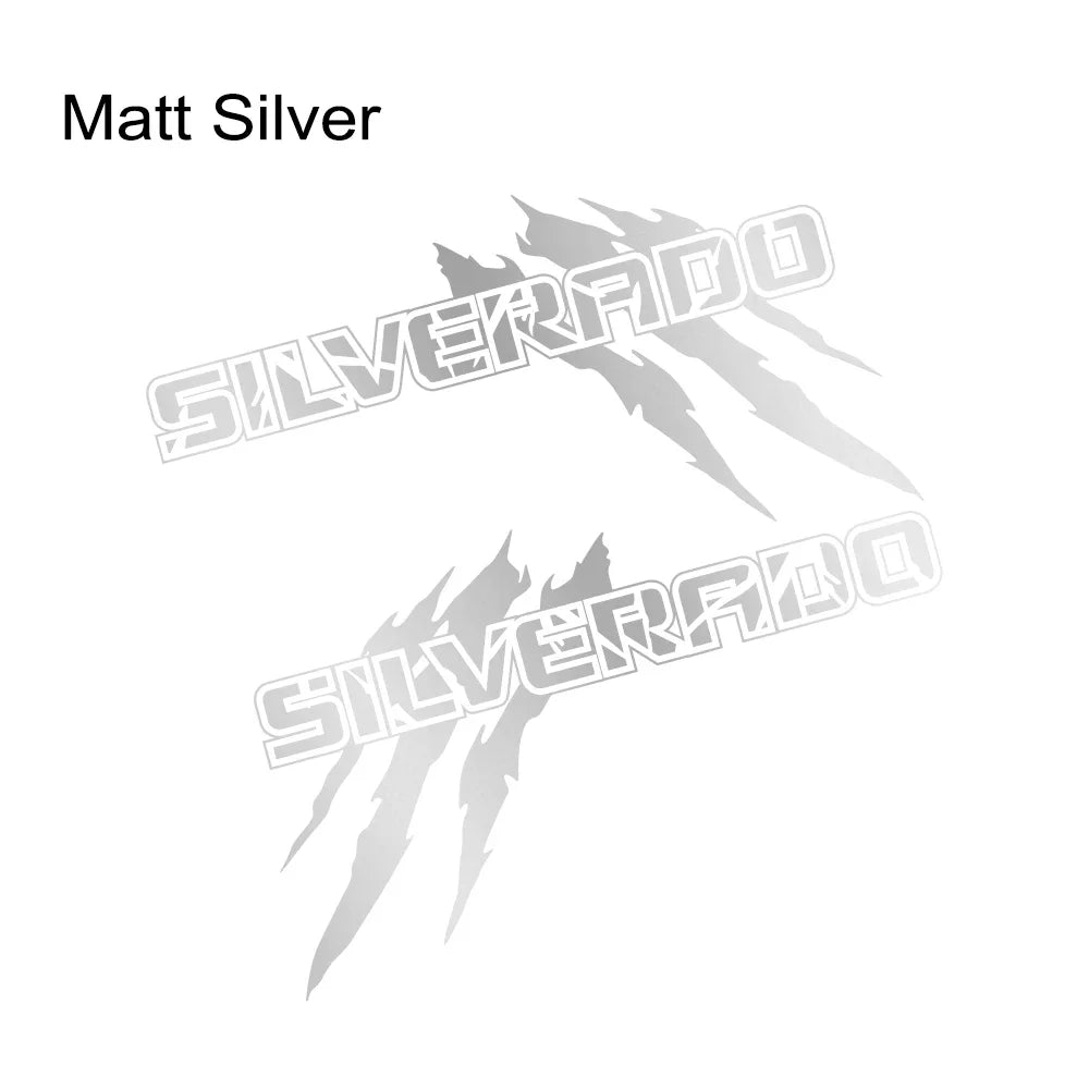 Car Sticker For Chevrolet Silverado 1500 2500 Z71 S10 Pickup Truck Bed Graphics Claw Styling Decor Cover Decal Auto Accessories