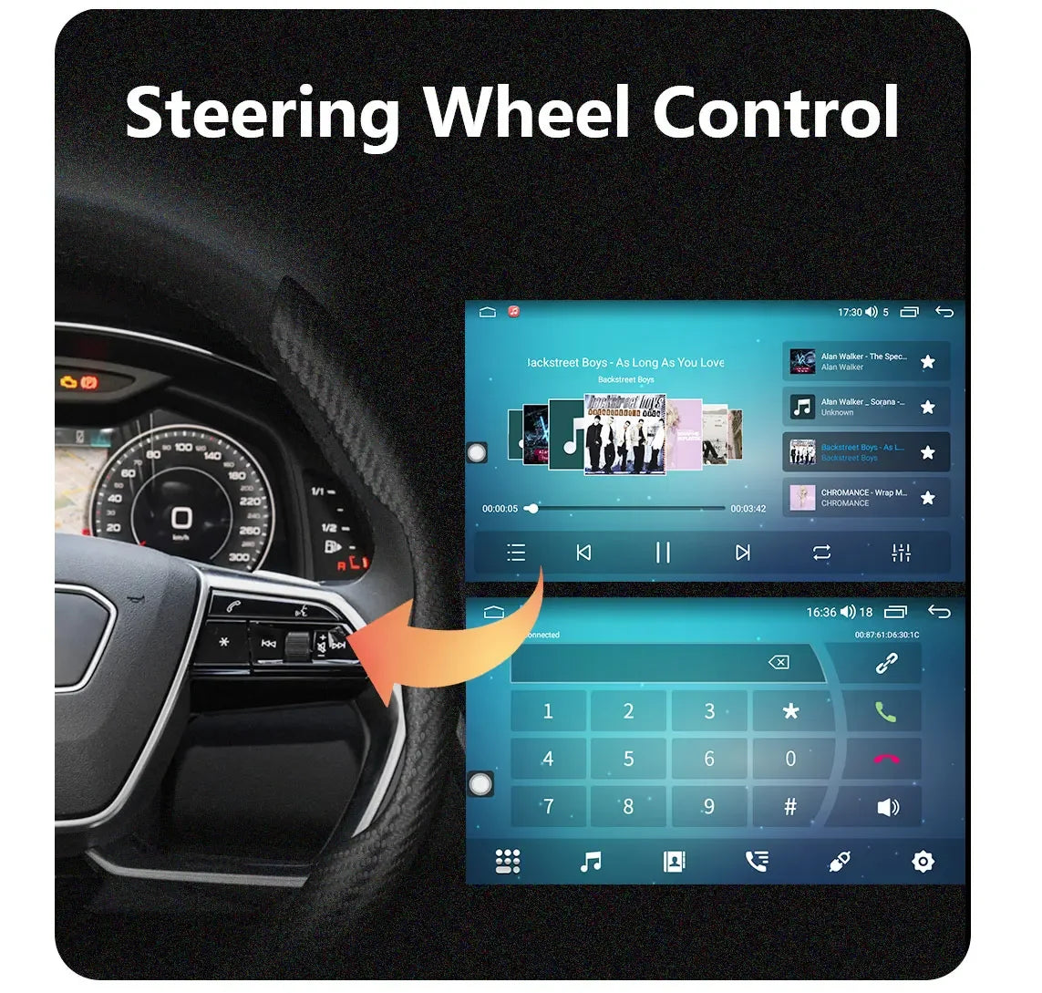 Android Car Stereo for Suzuki Swift 4 (2011–2016) — Wireless CarPlay, Android Auto, GPS, 4G, WiFi