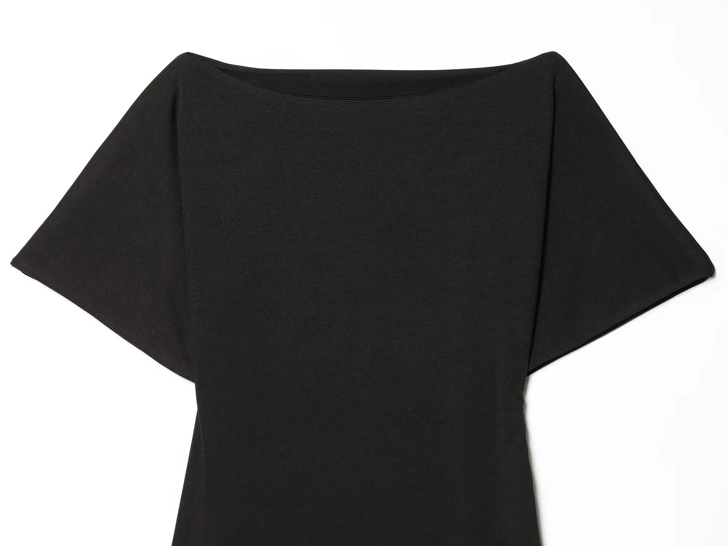 KONDALA Women's Vintage Boat Collar Pleated Slim Dress – Elegant Casual Splicing Maxi Dress 2026