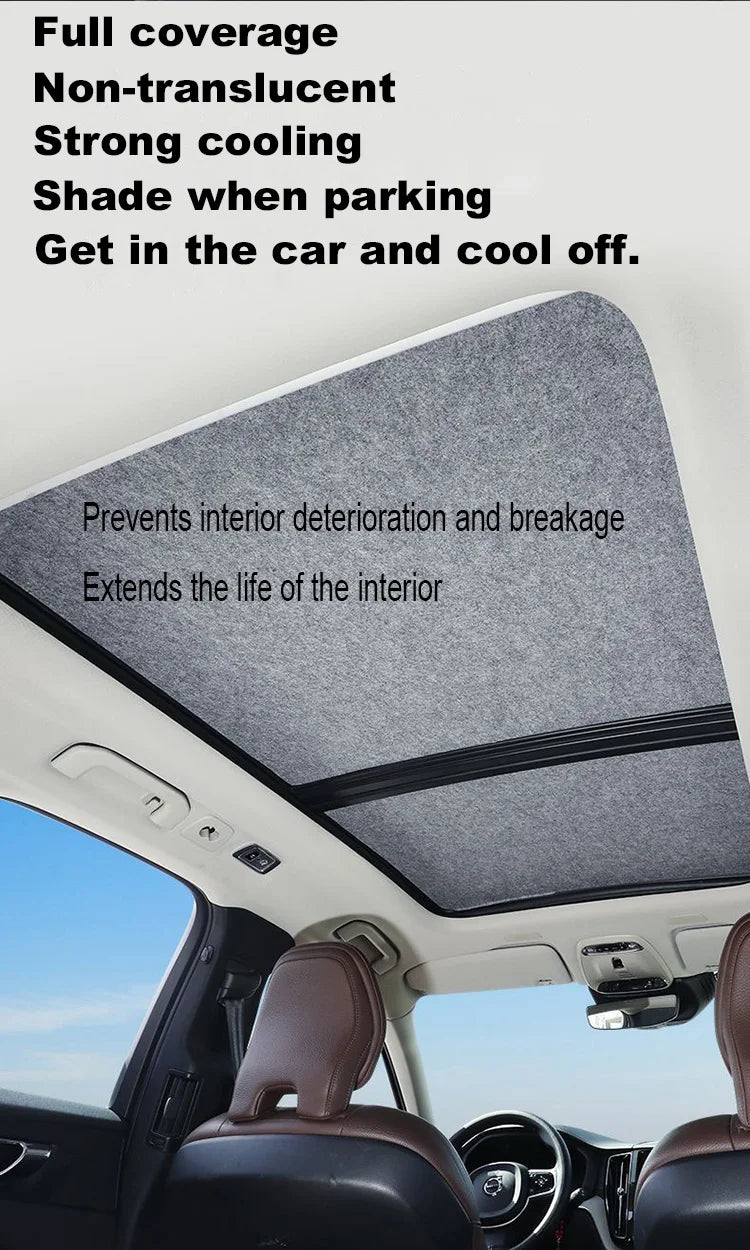 Sunroof Sunshade Insulation Visor for Ford F-150 Raptor 2021–2026 (2-Pack)