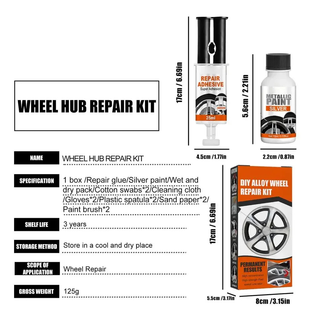 DIY alloy wheel repair kit for scratches and rims — view 20 of 20