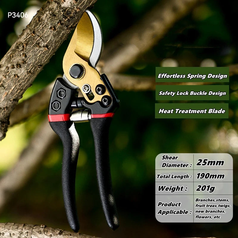 Labor-Saving SK-5 Pruning Shears – Garden Scissors for Bonsai, Fruit Trees, Flowers & Branches