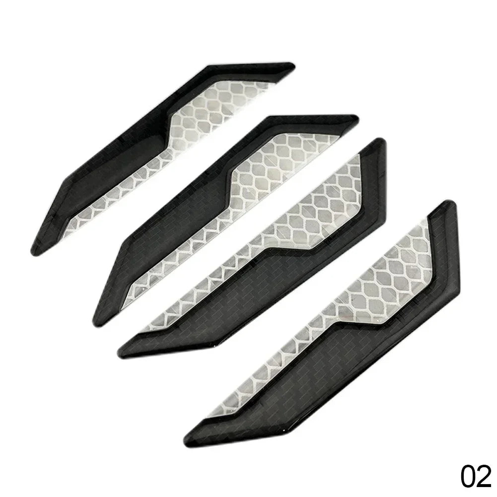 Reflective Car Door Sticker Safety Opening Warning Reflector Tape Decal Auto Car Accessories Exterior Interior Reflector Sticker
