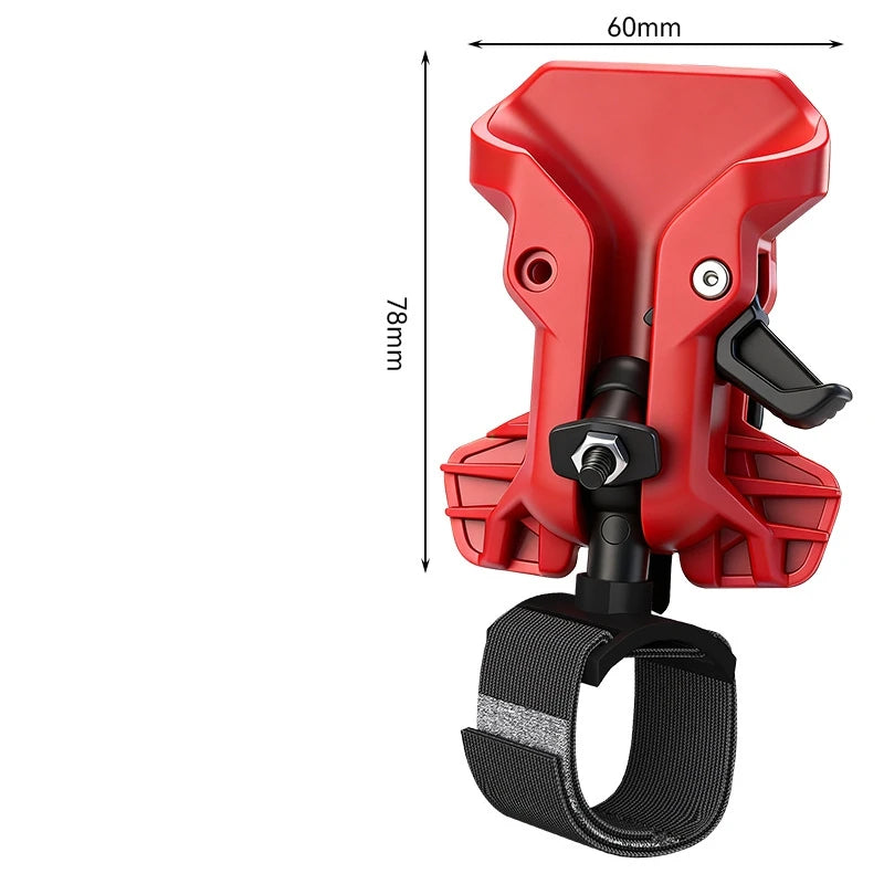 High-Hardness Self-Locking Drill Holder with Belt Clip Quick Release Power Tool Waist Holster Thickened Portable Storage