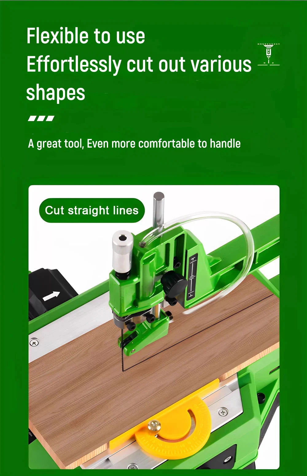 Desktop Curve Saw Desktop Scroll Saw for Precise Curve Cutting Table-mounted Curve Cutting Saw Jigsaw Table Saw Bench Curve Saw