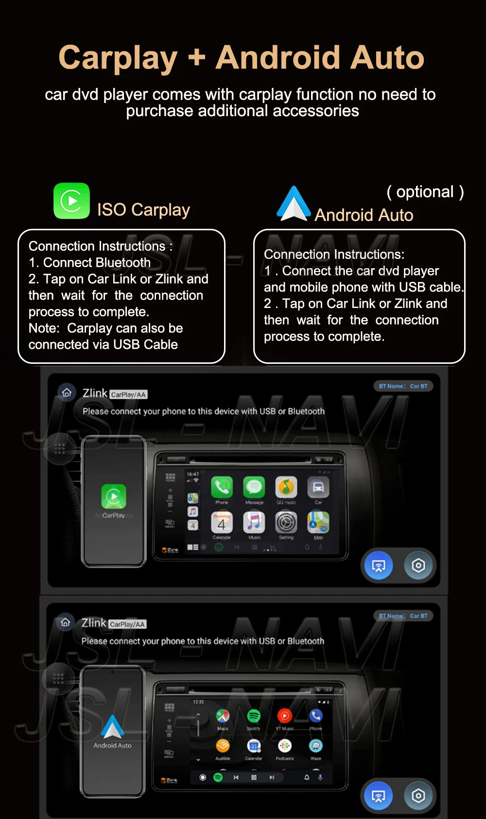 2K Android Car Stereo with CarPlay & Android Auto — Chevrolet Silverado (2014–2018)