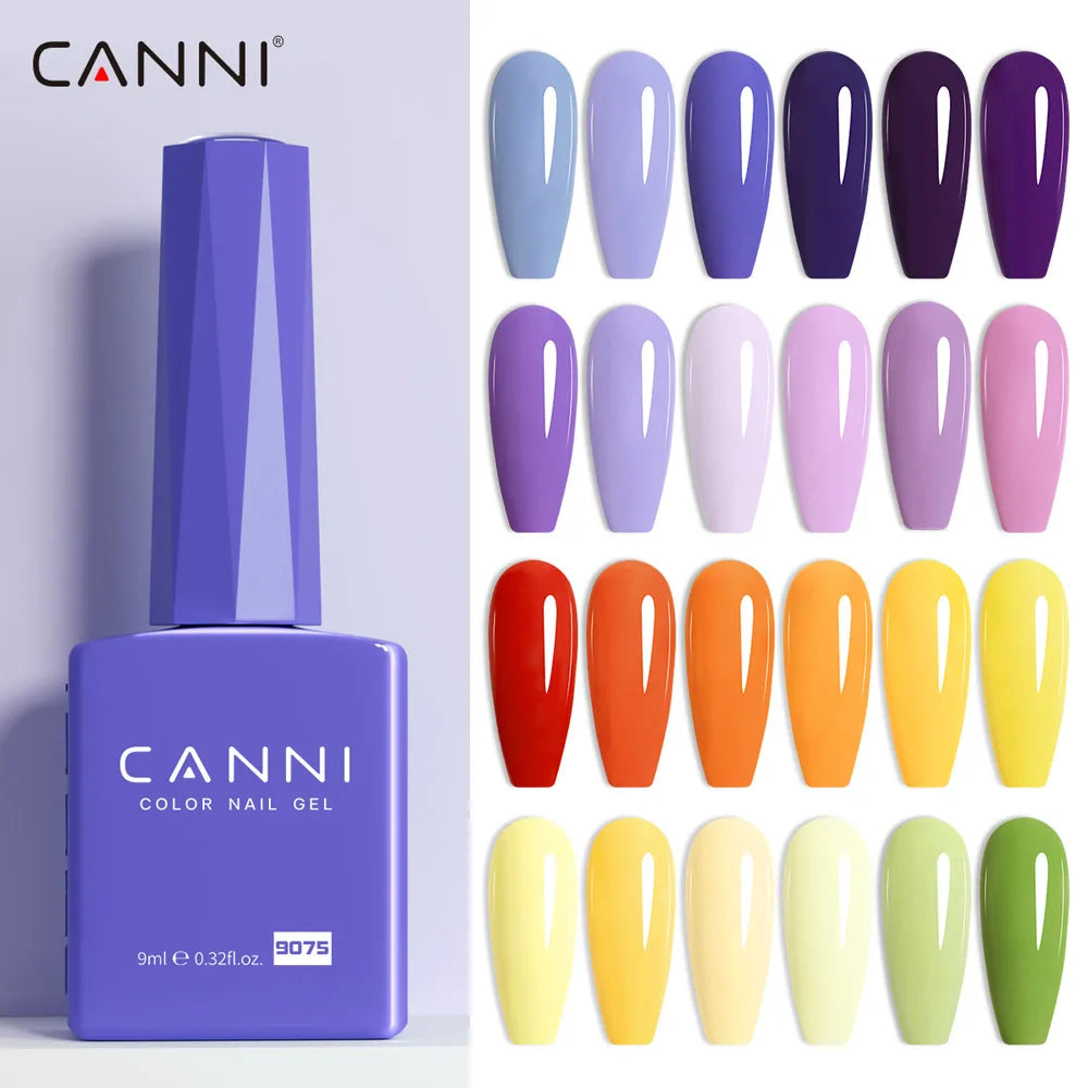 CANNI Gel Nail Polish TPO/HEMA FREE Gorgeous Christmas Red Color Winter Nails Full Coverage Soak Off UV LED Semi Permanent Gel