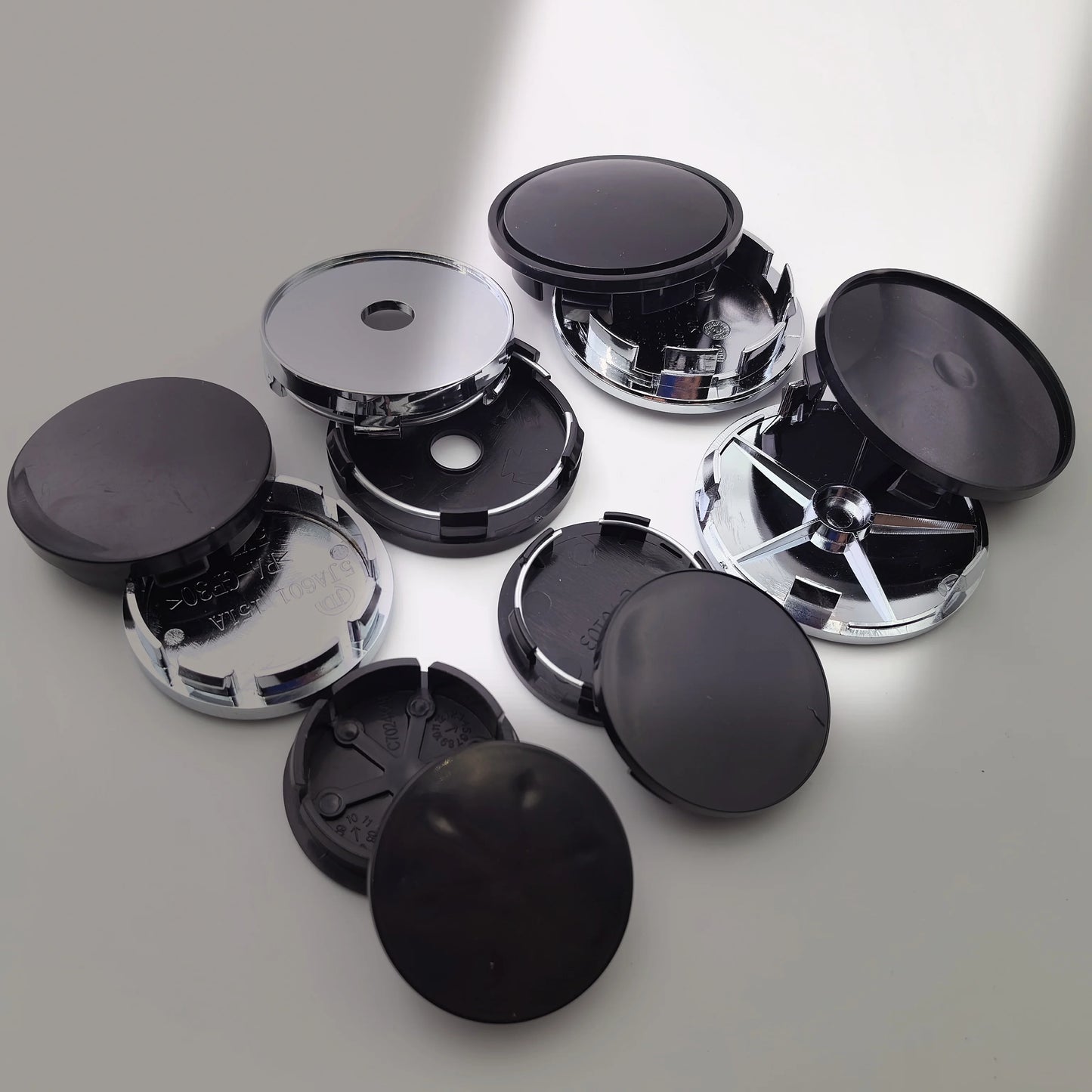 4Pcs 48.5mm 49mm 50mm 56mm 60mm 65mm 68mm Universal ABS Wheel Center Cap Wheels Tyre Car Wheel Center Cap Set Vehicles Cover