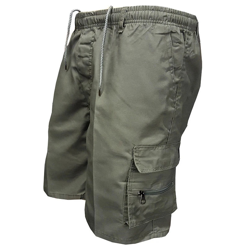 Men's Cargo Shorts – Casual Big Pocket Sports Slacks, Cargo Panel Trousers, Plus Size