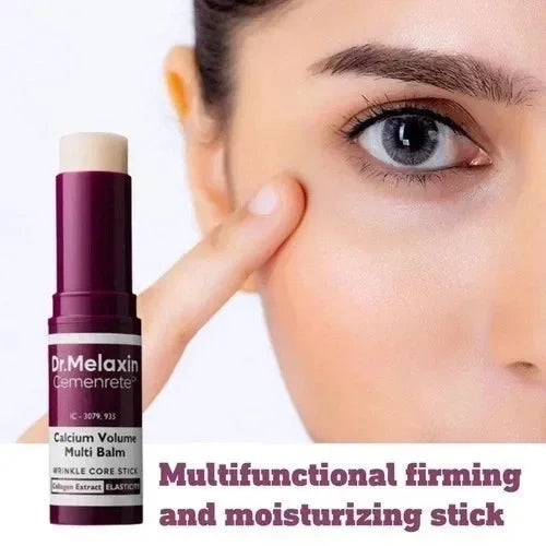 Calcium Multi Balm Stick, All-in-One Hydrating Balm, Eye & Neck Balm, Makeup Base & Face Moisture Balm, Korean Skincare, 0.31 oz
