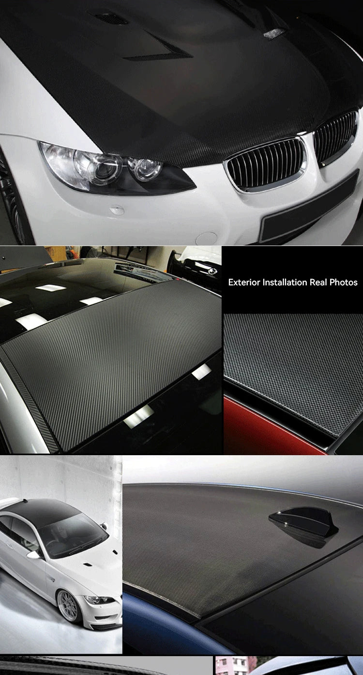 150cm Wide 3D Carbon Fiber Vinyl Film 3M Car Stickers Waterproof DIY Auto Vehicle Motorcycle Car Styling Wrap Roll Accessories