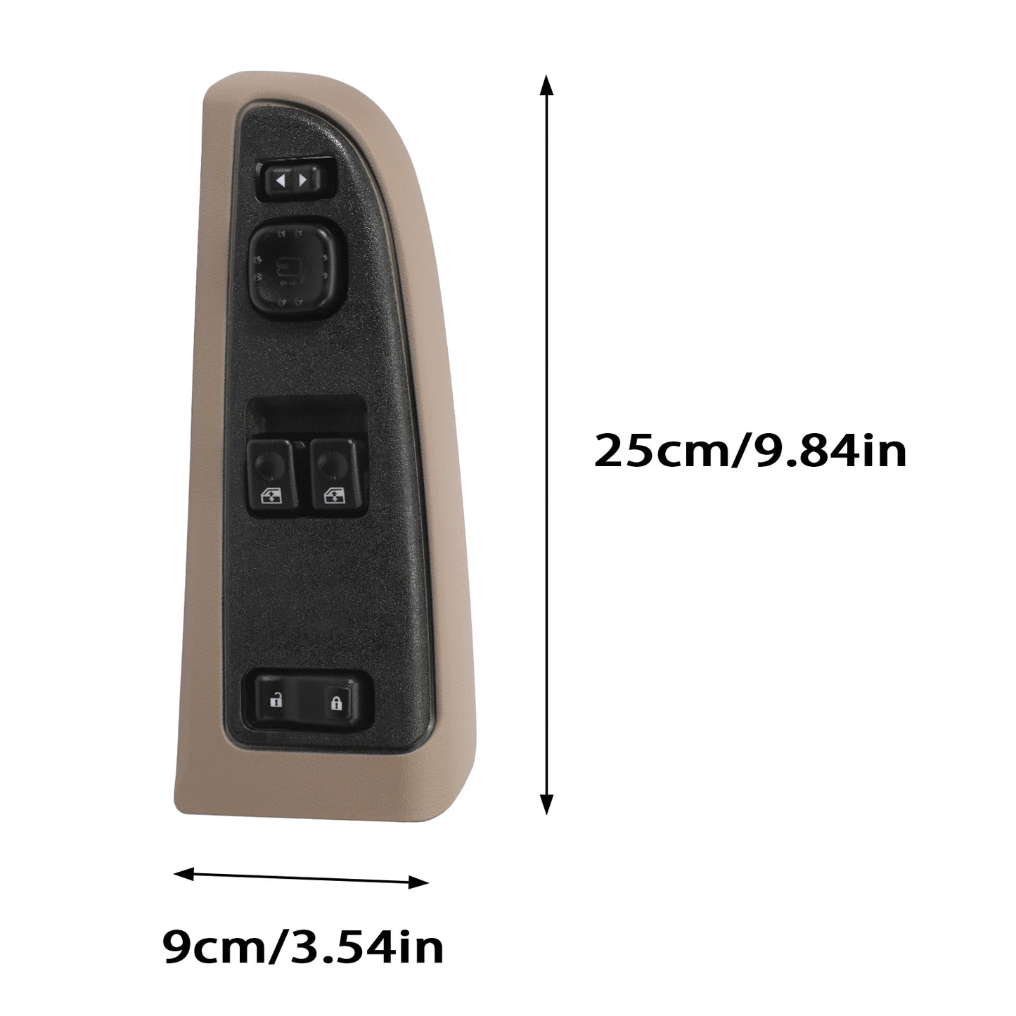 Master Power Window Switch with Bezel — Chevrolet Silverado, Avalanche, Suburban & Cadillac Escalade (2003–2006)