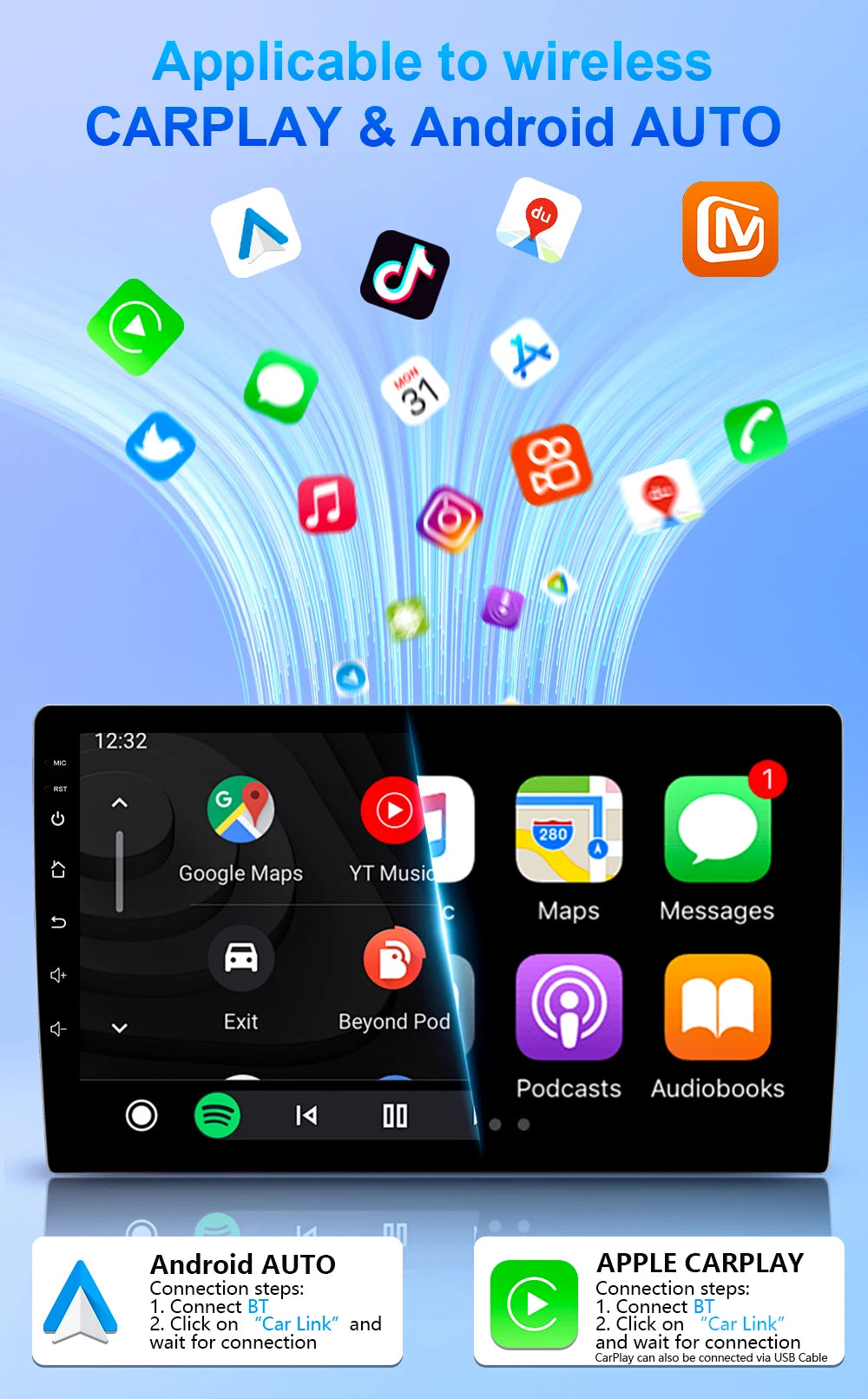 Android 16 For GMC Yukon 3 GMT 900 2006-2014 For Chevrolet Tahoe 3 GMT900 2006-2014 Silverado 2 GMT901 2007-2013 Radio Car GPS