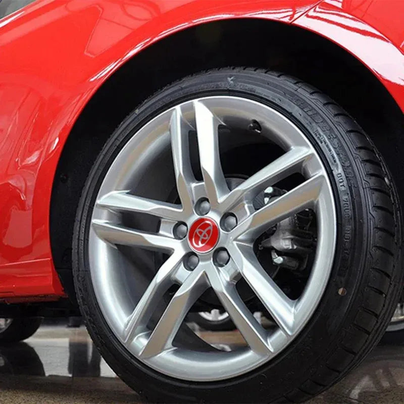 4Pcs 60MM Car Wheel Center Hub Caps Badge Tire Rim Covers For Toyota Fortuner Chr Verso Prius Hiace Yaris TRD Corolla GR Sport