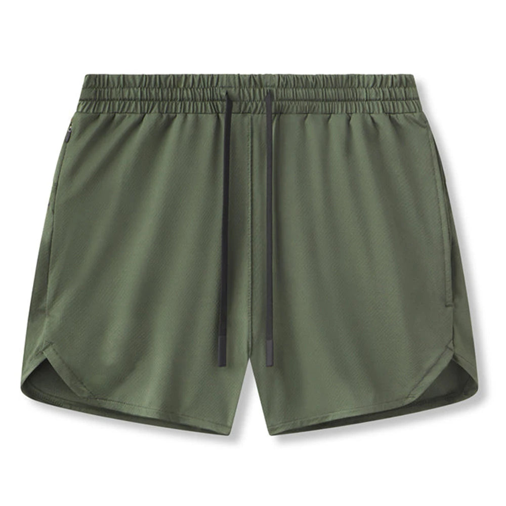 New Summer Men's Sports Shorts Quick Dry Breathable Beach Jogging Single Layer Breathable Shorts Training Basketball Apparel Gym