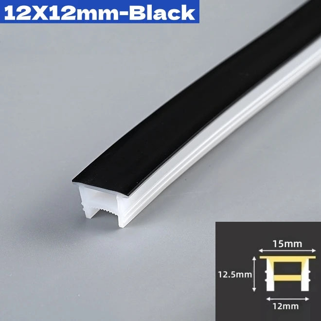 Flexible LED Neon Rope Diffuser Channel — WS2812B Compatible