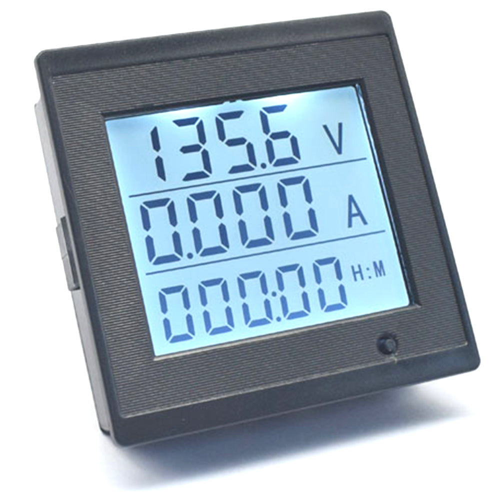 DC 6-200V 20A Voltage Current Meter LCD Digital Display Power Consumption Impedance Multi-Function Meter Tester Tools With Alarm