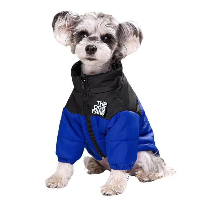 Full-Body Dog Snow Jacket - Zippered Reflective Winter Coat - photo 5