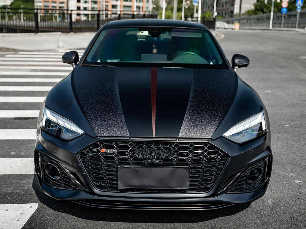 Forged Carbon Fiber Vinyl Wrap - Air Bubble Free Auto Adhesive Film