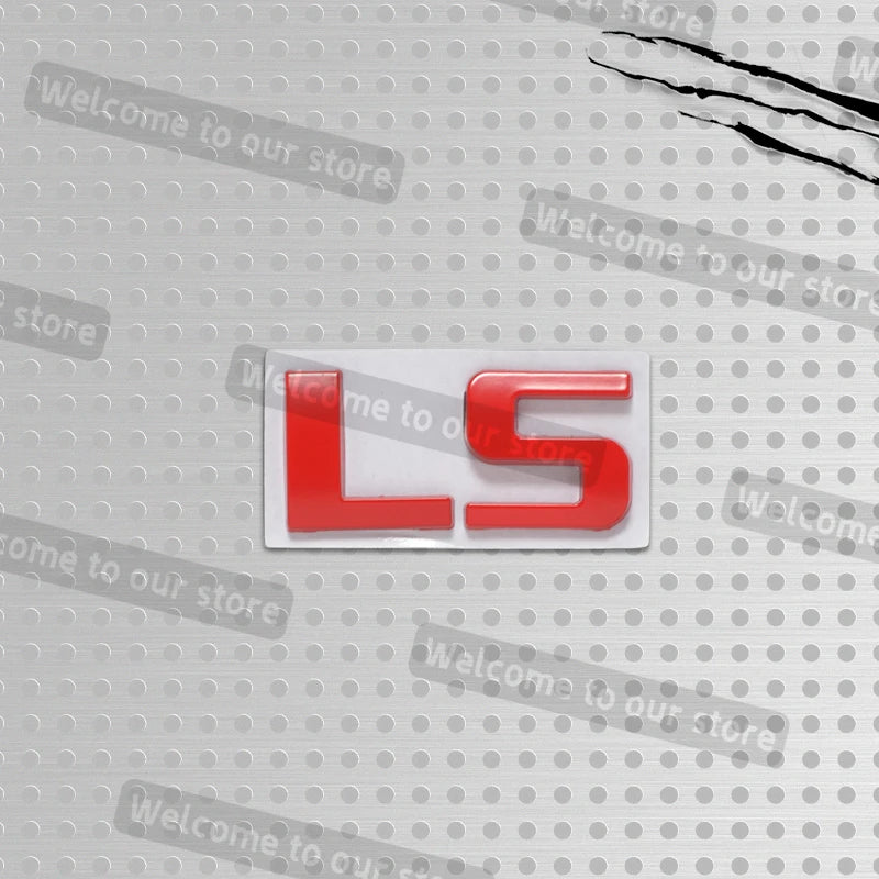 3D Metal Car Styling LS LT Emblem Decals Rear Trunk Body Badge For Captiva Silverado Tahoe ZL1 Suburban Aveo Cruze Accessories