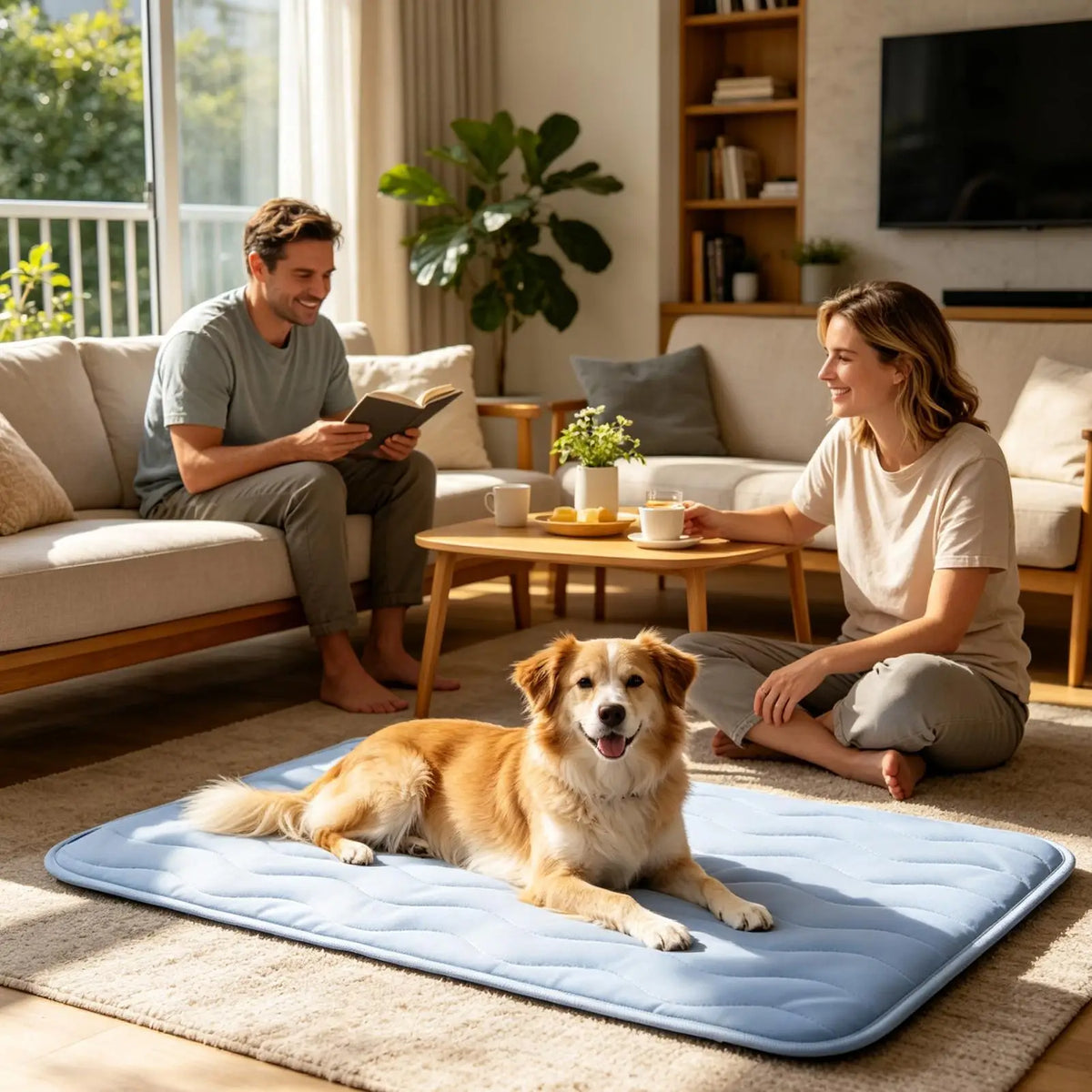 Summer Pet Cooling Bed Pad - Ice Silk Cat & Dog Mat