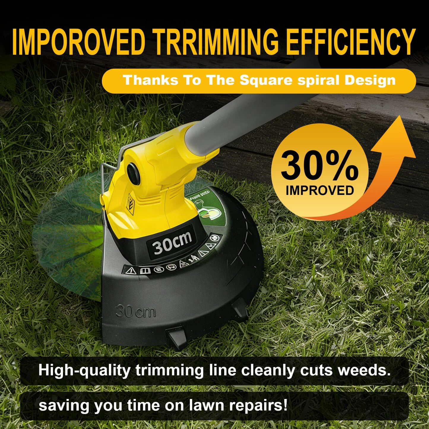 TSES NEW Triangle Trimmer Line Twisted Long-Lasting 20m*2.0mm~3.5mm Heavy Duty Nylon String Strimmer Line Brush Cutter Line