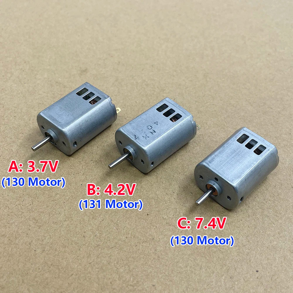 FK-130PH Micro 131SH Carbon Brush Electric Motor DC 3.7V 4.2V 7.4V High Speed Small 15mm*20mm Motor For Toy Slot Car Boat Engine