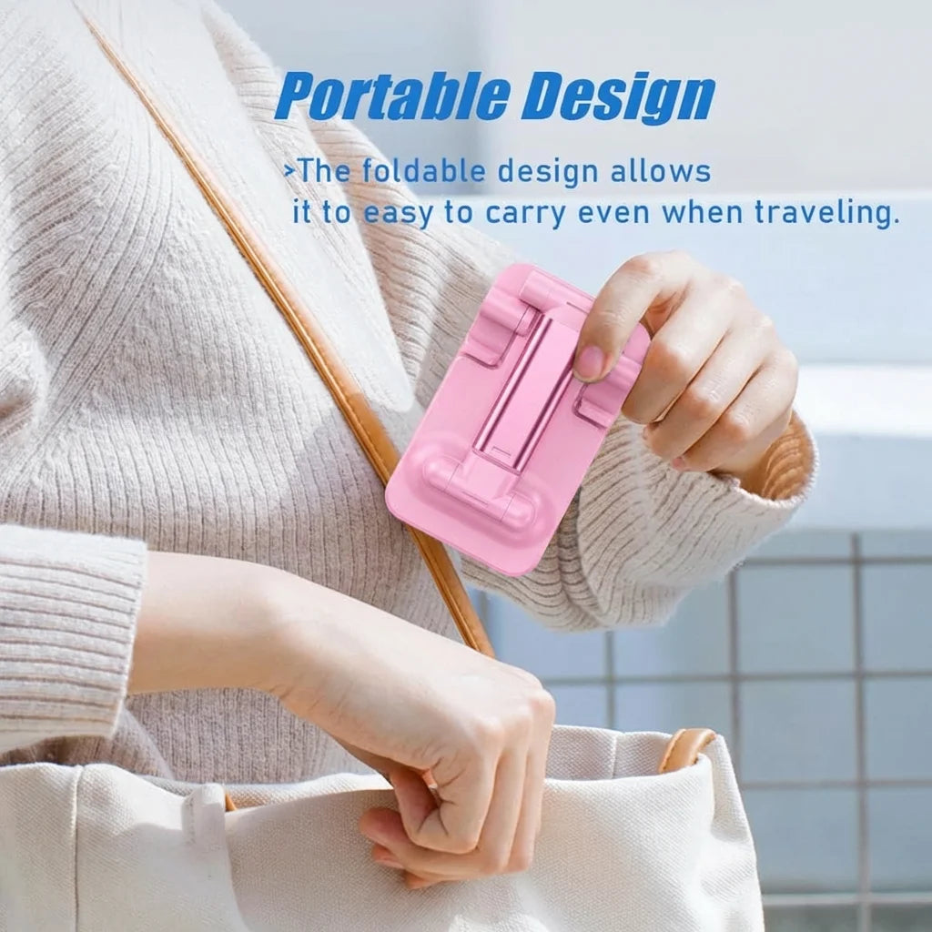 Universal Phone Stand Desktop Phone Holder for iPhone iPad Tablet Adjustable Foldable Portable Stand