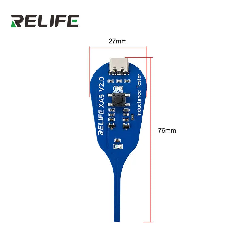 RELIFE XA5 Inductance Tester Electromagnetic Non-Contact Fault Detection for Phones PCB Motherboard Repair Diagnostics Tool