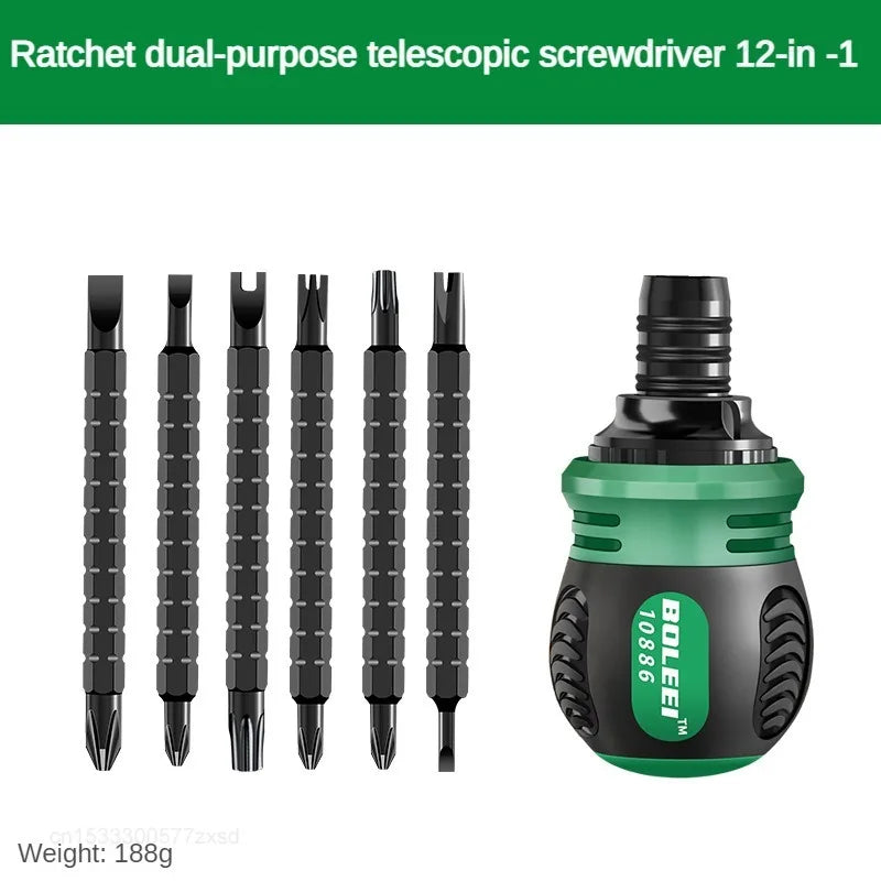 Mijia High Quality Ratchet Screwdriver Set With Multifunctional Adjustable Inner Cross Shaped Triangular Plum Screw Driver Tools