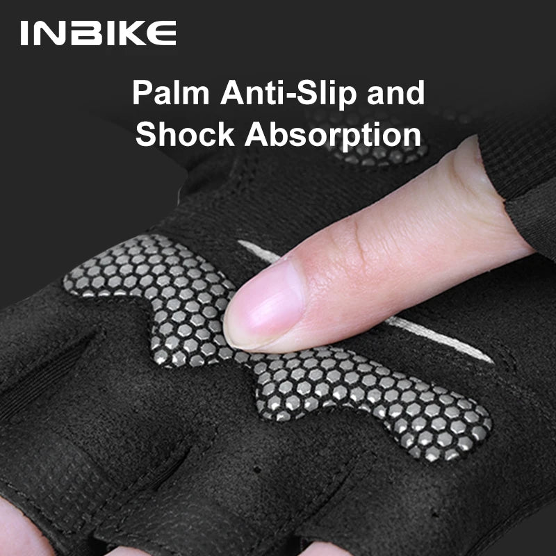 Half Finger Cycling Gloves with Padded Palm