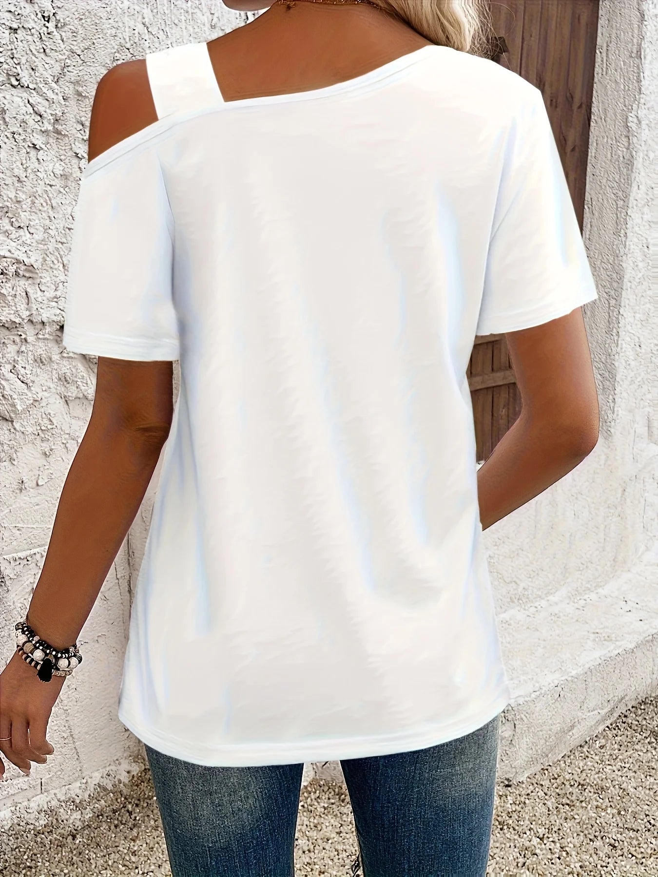 Elegant Loose T-Shirt Woman Fashion Casual T-Shirt Temperament short Sleeve Woman T-Shirt Holiday Weekend Top